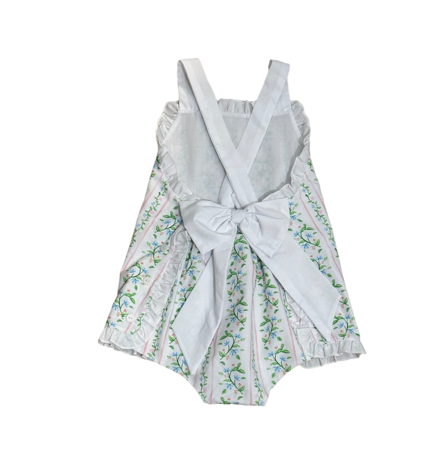 Floral Trellis Sunsuit-Bubble