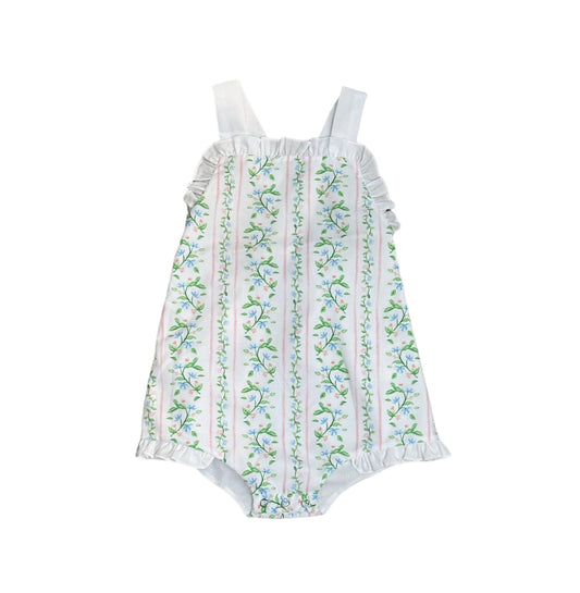 Floral Trellis Sunsuit-Bubble