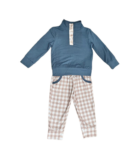 Boys Gingham Set